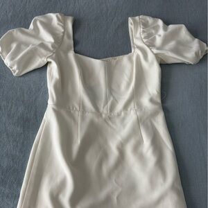 White French Connection Milkmaid Dress